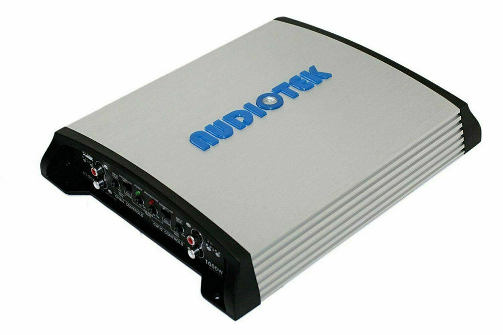 Audiotek AT804S 4 Channel Class Ab 2 Ohm Stable 1000W Amplifier + 4-CH Amp Kit - Sellabi