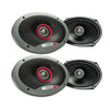 4x MB Quart FKB169 Formula 6x9 Inch 300W Max Power 2-way Coaxial Car Speakers - Sellabi