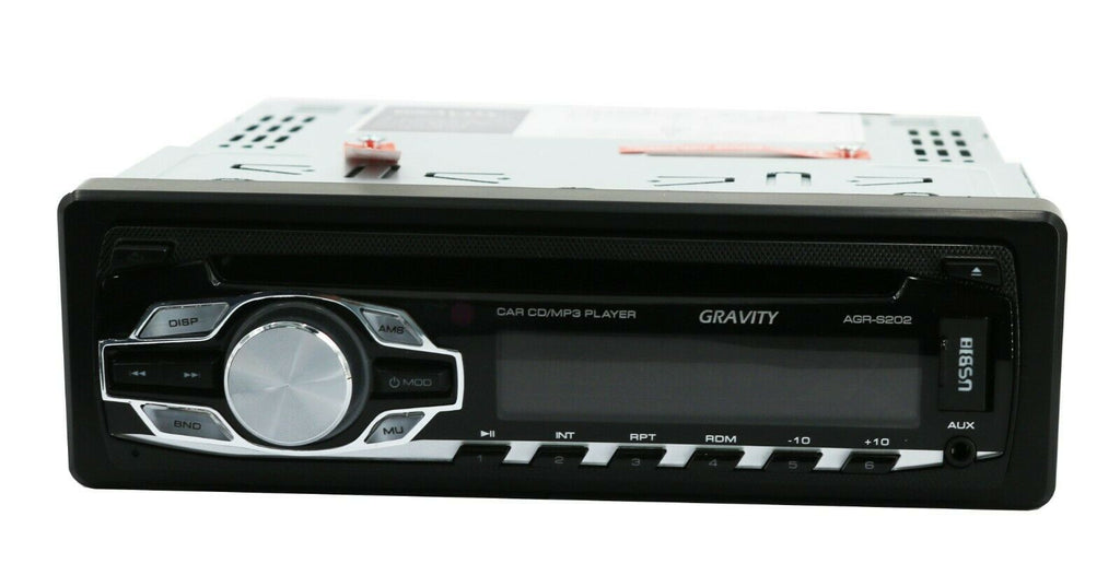 Gravity  AGR-S202 1-Din Car Stereo Receiver + 2x Audiotek K7 6x9" 700W Speakers - Sellabi