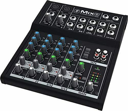 Mackie MIX8 Mix Series 8-Channel Compact Mixer with Studio-Level Audio Quality - Sellabi