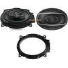 4x Pioneer TS-A6960F 450 Watts 6"x 9" 4-Way Car Audio Coaxial Speakers +4Spacers - Sellabi