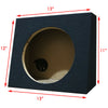 2x Seal Single 8" Universal Standard Cab Truck Subwoofer Box Enclosure 1" MDF - Sellabi