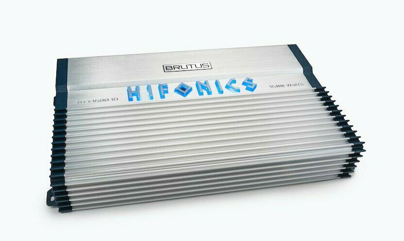 HIFONICS BXX1600.1D BRUTUS 1600W 1-OHM STABLE ULTRA-FI MOSFET 1-CH AMP CLASS D - Sellabi
