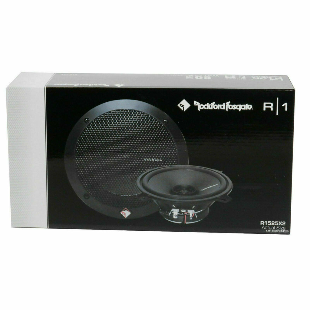 Rockford Fosgate Prime R1525X2 160W 5.25" 2-Way Coaxial Car Speakers - 1 Pair - Sellabi