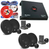 4x Infinity Pro Component Alpha 650C 6.5" 630W Speakers + Gravity 1200W Amp +Kit - Sellabi