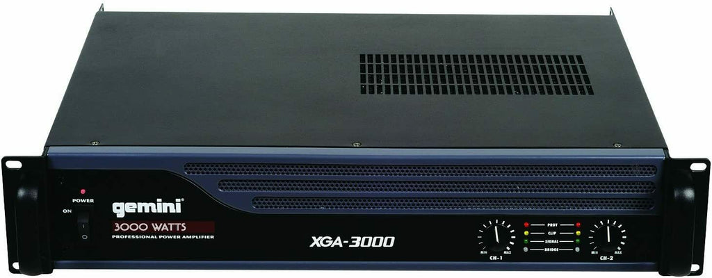 Gemini XGA-3000 2 Channel Professional A/B Bridge PA System Music Amplifier UC - Sellabi