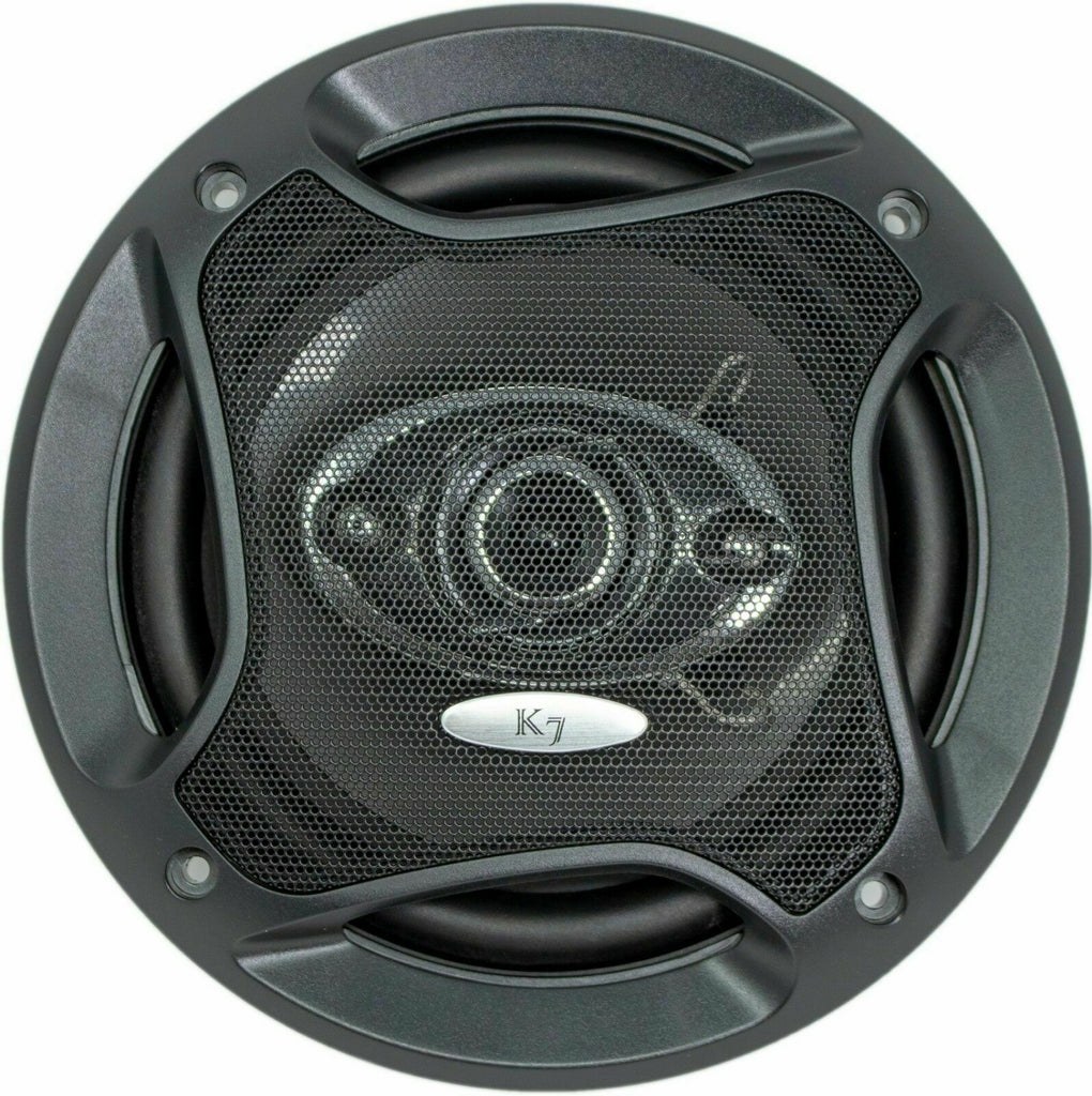 1 Pair |  Audiotek K65.4 6.5" 400 Watts 3-Way Car Audio Stereo Coaxial Speakers - Sellabi