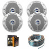 (4) JBL MS-6520 6.5'' 180W 2-Way Coaxial Marine Speaker + 18G 100ft Speaker Wire - Sellabi