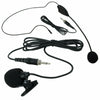 Professional Wireless Microphone System Headset / Lavalier 2 x Mic w/ Receiver - Sellabi