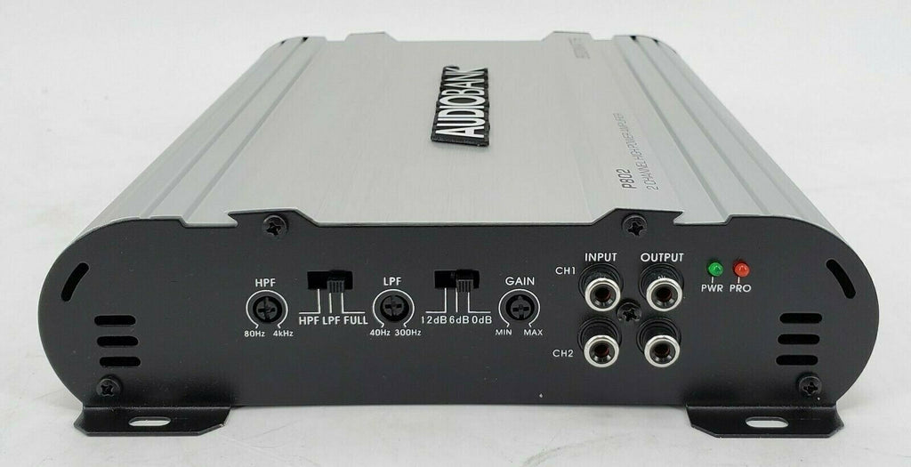 Audiobank 2 Channels 800 WATTS Bridgedable Car Audio Stereo Amplifier P802 - Sellabi