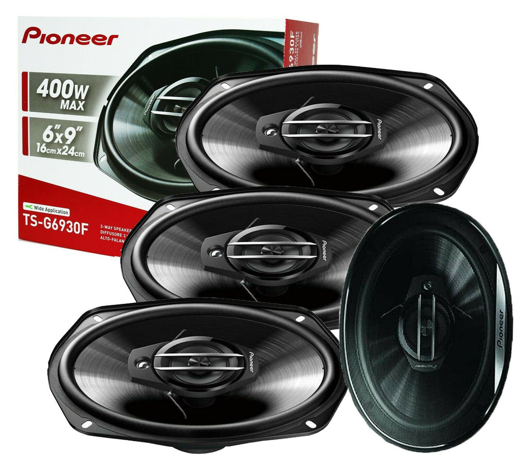 4x Pioneer TS-G6930F 6x9" 3-Way 800 Watts Max Power Coaxial Car Audio Speakers - Sellabi