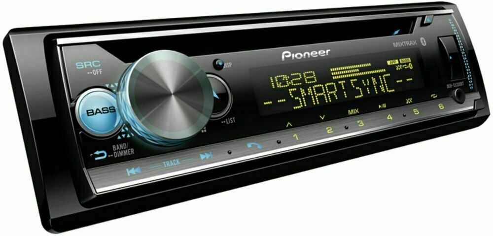 Pioneer DEH-S5200BT 1 DIN CD Player Bluetooth + 4x JVC CS-J620 6.5" 300W Speaker - Sellabi