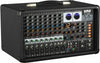 EMB 10P 600W 10 Channel Power Mixer Console w/ DSP Effects, Bluetooth, Record - Sellabi