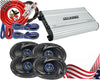 4x Autotek ATS693 6x9" 800W Speakers + Audiobank P1004 4CH Amplifier + AmpKit - Sellabi