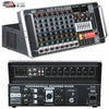 EMB TX8P 1300W 8 Channel Power Mixer Console w/ DSP Effect, Bluetooth, Record - Sellabi