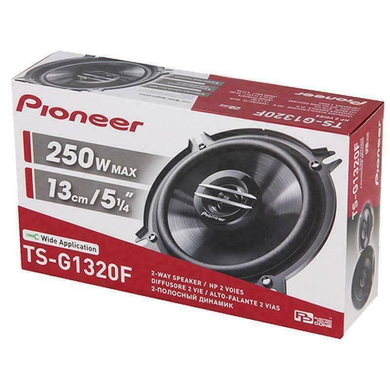 2x Pioneer TS-G1320F 2-Way 5.25" Coaxial Speakers 250 Watts Max 4 ohms - Sellabi