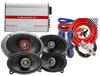 2x MB Quart FKB146 4x6" +2x FKB169 6x9" Speaker +Crunch SA-1100.4 Amplifier +Kit - Sellabi