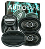 4x Audiobank AB-690 6x9" 1400 Watts 5-Way Car Audio Stereo Coaxial Speakers - Sellabi