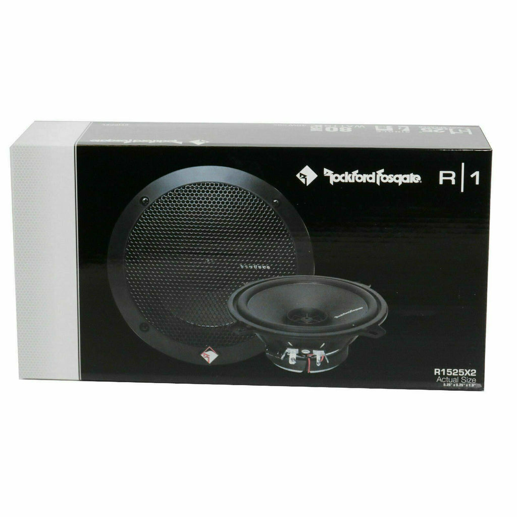 Rockford Fosgate Prime R1525X2 320W 5.25" 2-Way Coaxial Car Speakers - 2 Pairs - Sellabi