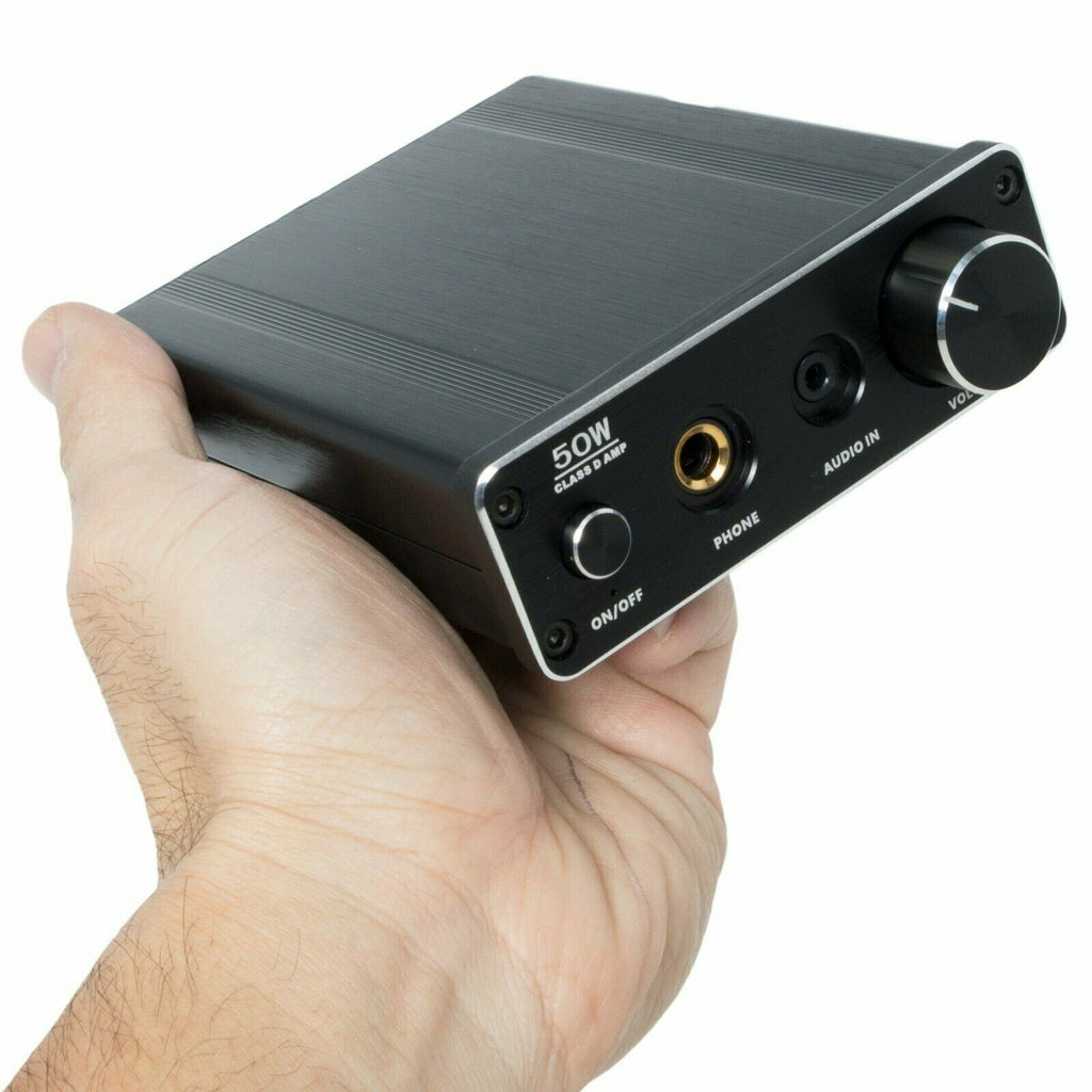 New Class D Amp DAC with Stereo Amplifier 50W, Powerful HiFi Headphone Amplifier - Sellabi