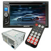 Audiotek AT-68BT Double Din 6.2" HD Touch Screen MP3 Player Works w/ Bluetooth - Sellabi