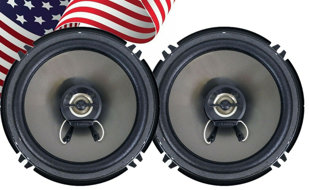 Clarion SE1625R 300W MAX Power 6.5"  2-Way Coaxial Car Audio Speakers -Pair - Sellabi