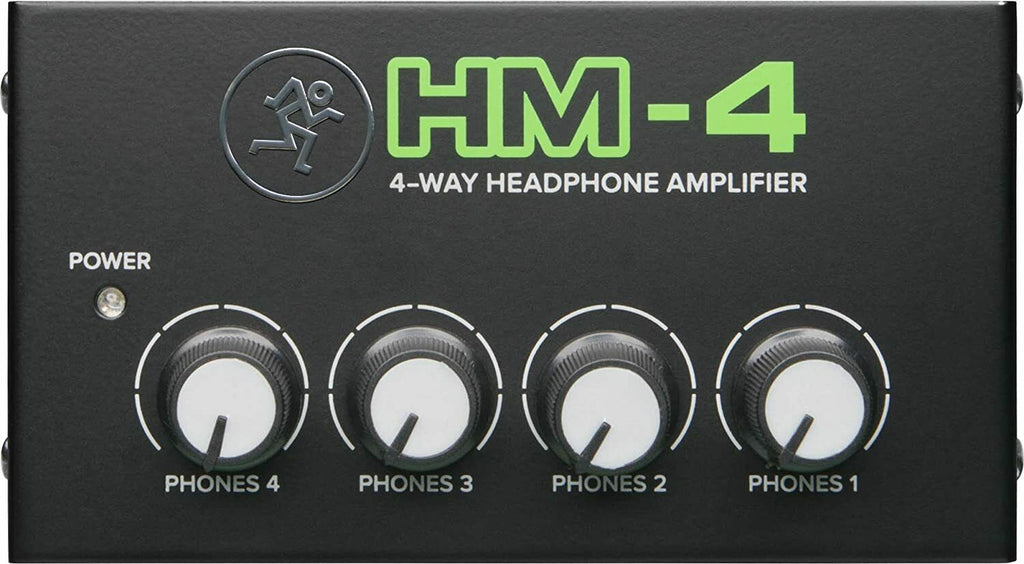 Mackie HM4 , 4-Way Headphone Amplifier Mixer Accessory x 4 headphones No box-UC - Sellabi