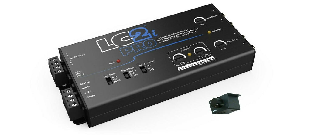 AudioControl LC2i Pro 2 Channel Line Out Converter with ACCUBASS w/ Dash Remote - Sellabi