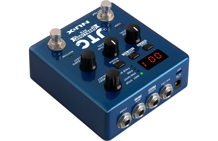 Nux NDL-5 JTC Drum & Loop PRO Dual Switch Looper Pedal - Sellabi