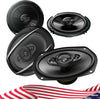 2x Pioneer TS-A6977S 6" x 9" 650W Speakers + 2x TS-G1620F 6.5" 300W Speakers NEW - Sellabi