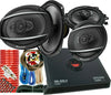 2X Pioneer TS-A6977S 6x9", 2x TS-A1677S Speakers + Gravity GR300.4 Amp + Amp KIt - Sellabi