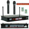 Wireless Vocal Karaoke Microphone System Dual Handheld 2 x Cordless  Mic 6-8 Hrs - Sellabi