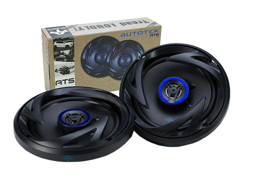 Autotek ATS65CXS 6.5" 2Way 300W Max Power Shallow Mount Full Range Speaker -Pair - Sellabi