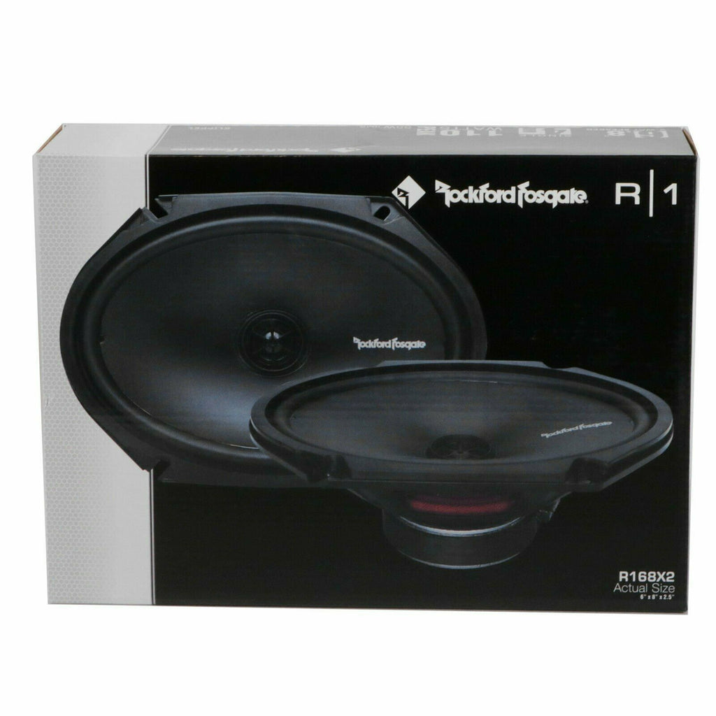 Rockford Fosgate R168X2 220 Watts 6" x 8" 2-Way Coaxial Car Speakers - 1 PAIR - Sellabi