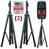 Pair EMB TSS2 Heavy Duty Pro Adjustable Height Tripod DJ PA Speaker Stands - Sellabi