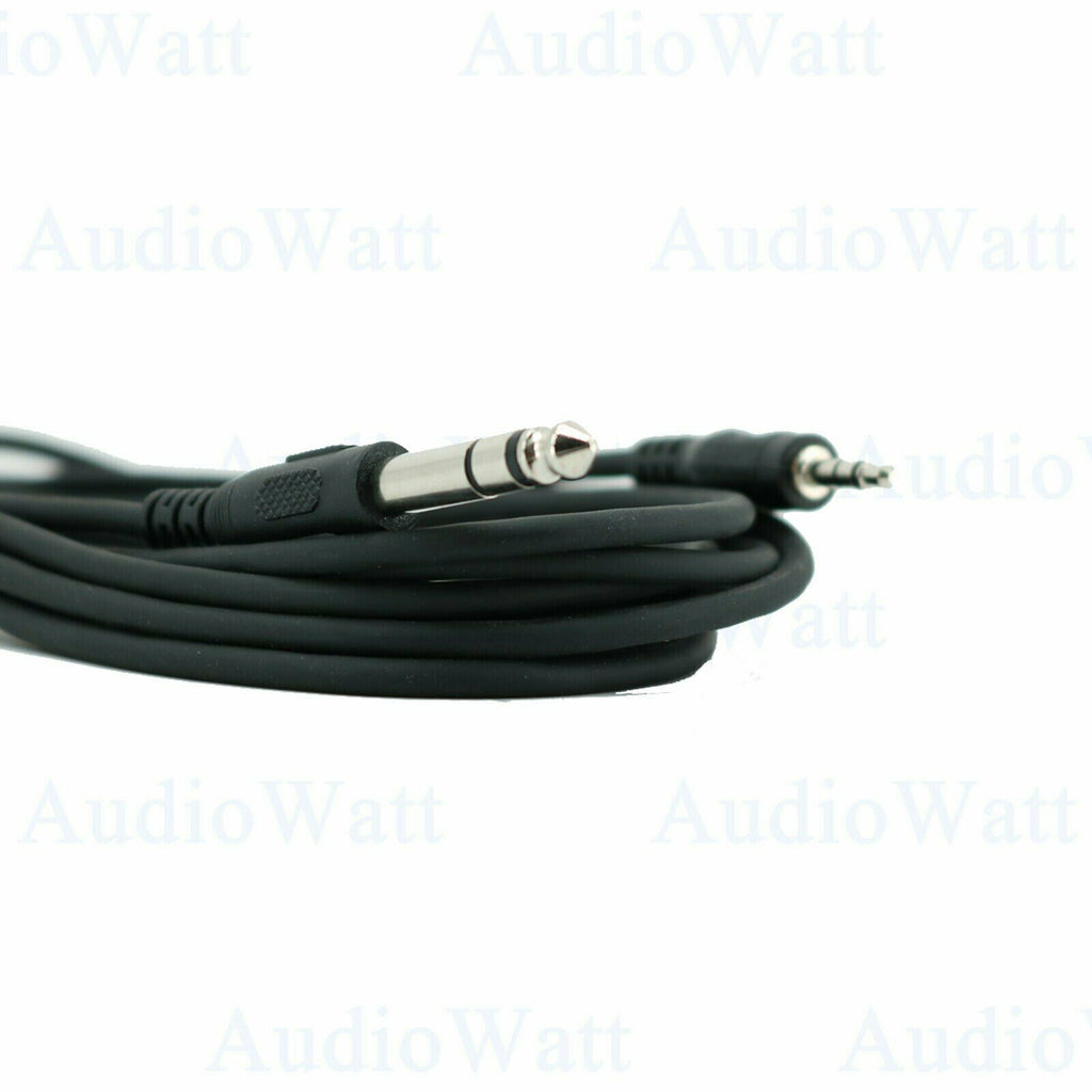 1x 12 Feet 16 Gauge 3.5MM to Quarter Microphone Cable Mic Plug For Laptop Phone - Sellabi