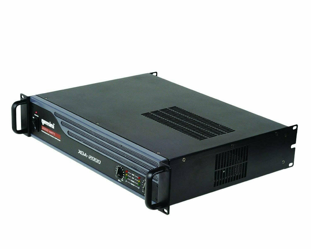 Gemini XGA-2000 Professional Audio Power Amplifier 2000W Rack PA Amp XGA2000 - Sellabi