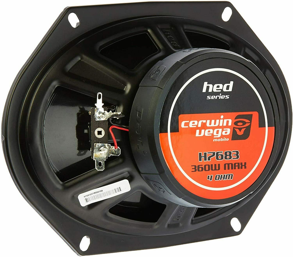 4x Cerwin Vega H7683 720W Max 6" x 8" 3-Way Coaxial Car Speakers  HED Series - Sellabi