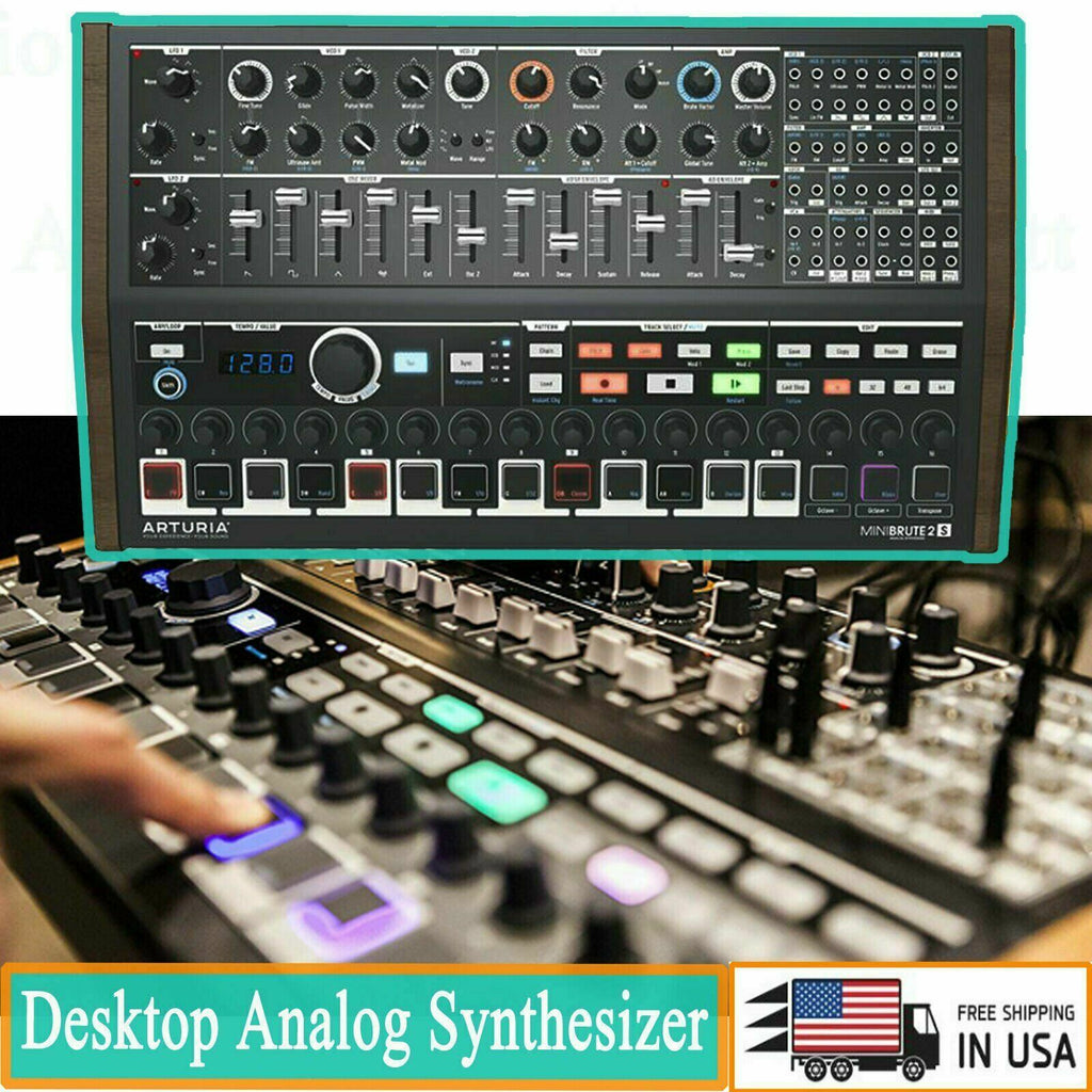 Arturia MINIBRUTE 2S | MIDI USB Desktop Analog Synthesizer/Step Sequencer - UC - Sellabi