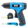 Cordless Glue Gun 4V Recharge by USB + Tape 10 Feet Long + Utility Box Cutter - Sellabi