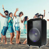 EMB 1500W 15" inch BLUETOOTH TAILGATE PA DJ PARTY SPEAKER LIGHTS REMOTE MIC - Sellabi