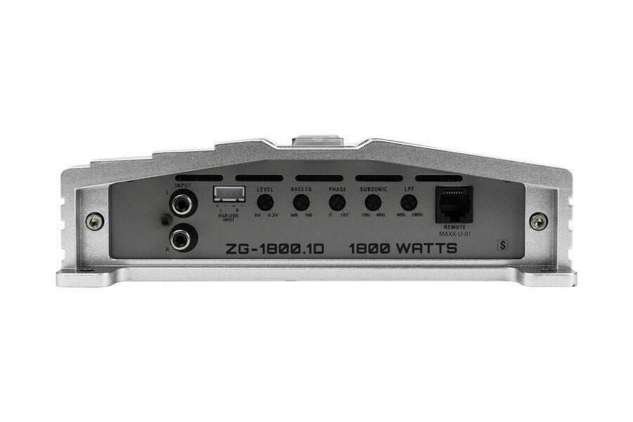 Hifonics ZG-1800.1D 1800W Amp + 2x Gravity GR-12PW 12" 2400W Subs + 4 Ga Amp Kit - Sellabi