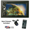Gravity Double 2DIN Touch Bluetooth DVD/CD Player Car Stereo FM Radio - Sellabi
