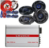 2x Autotek ATS65CX + 2x ATS525CX Speaker + Crunch SA-1100.4 Amplifier + AmpKit - Sellabi