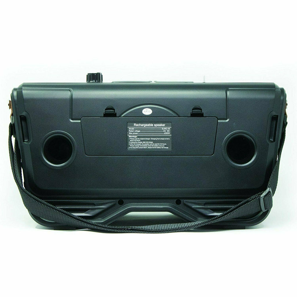 EMB 300W Portable Boombox HiFi Stereo Speaker high performance W/USB / Bluetooth - Sellabi