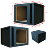 2x 10" Single Ported L7 L5 KICKER Vented Square Box Subwoofer Enclosure 1" MDF - Sellabi