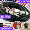 4 Set - 100 Feet 16 Gauge 1/4 to 1/4 Speaker Cable Pro DJ / Pro Sound Audio Wire - Sellabi