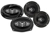 2x Power Acoustik  EF-694 6x9″ 800W 4-Way + 2x EF-653 6.5″ 400W 3-Way Speakers - Sellabi