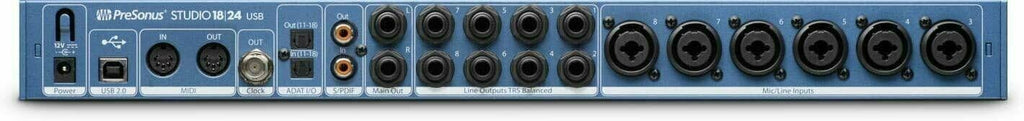 Presonus Audio Interface Studio 1824 8x8, 192 kHz, USB-C Ultra-High-Def - Sellabi