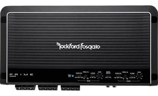 R-300X4 Rockford Fosgate Prime 300W 4-Channel Class D Amplifier + 4-Ch Amp Kit - Sellabi